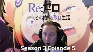 CAPELLA IS EVIL  Re Zero Season 3  Episode 5  Reaction  A Dark Torrent [upl. by Enaid19]