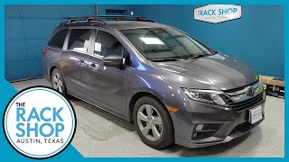 20182024 Honda Odyssey Yakima JetStream TimberLine Roof Rack  The Rack Shop  Austin TX [upl. by Elleimac861]