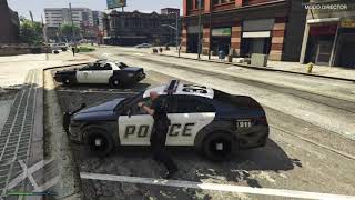 Como ser policía en gta v 2019 fácil y rápido para ps4 xbox one pc sin mods [upl. by Yramliw812]