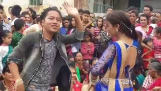 Teej Dance  Girls Vs Boys  Never seen this Dance Ever  Gulmi  HD [upl. by Salaidh]