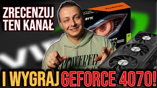 JEST 40K NAPISZ RECENZJĘ KANAŁU i wygraj NVIDIA GEFORCE RTX 4070 Super reklama rtx mediaexpert [upl. by Linkoski]