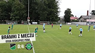 Bramki Ossa Biskupiec Pom  GKS Wikielec WPP 30072022 [upl. by Auhso]