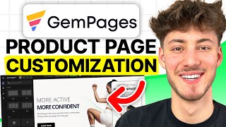 GemPages Product Page Customization Tutorial 2024 StepbyStep [upl. by Rodavlas]