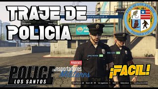 COMO CONSEGUIR TRAJE DE POLICIA GTA 5 ONLINE CONJUNTO POLICÍA LSPD FUNCIONANDO XBOX PS4 y PC [upl. by Psyche901]