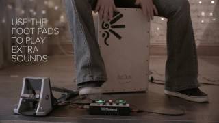 Play extra sounds with an acoustic cajon and the EC10M ELCajon [upl. by Eylhsa25]