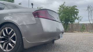 Z1 motorsports exhaust on G35350Z first start [upl. by Juditha]