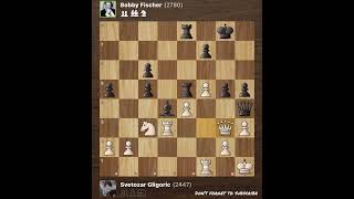 Svetozar Gligoric vs Bobby Fischer • Olympiad Siegen  Germany 1970 [upl. by Ardnahs218]