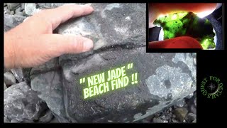 quot New Jade quot Surprise Random Discovery   Boulder Size Find   By  Quest For Details [upl. by Mulloy]