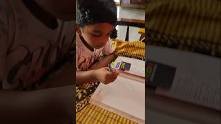 Drawing Circle using Compass kidswonderkid5yearscircle [upl. by Rains985]