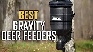 Best Gravity Deer Feeders for 2023 Top 7 Review  PlasticPolyethylene Feeders [upl. by Natale73]