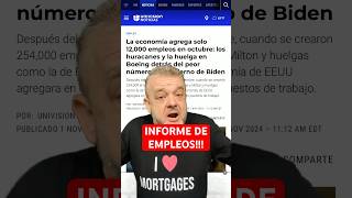 ¿Qué Significa el Último Informe de Empleos cortes shorts empleo [upl. by Pirali637]