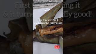 Homemade Tupig  Shorts  Comfort amp delicious food  Grilling Tupig Using Stove Top [upl. by Devin]