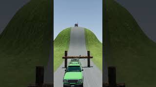 Cars amp School Bus vs Log Trap  BeamNGDrive [upl. by Kubiak]