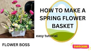 Unlock The Secrets To Creating Stunning Spring Flower Baskets flowerboss viral [upl. by Alistair]