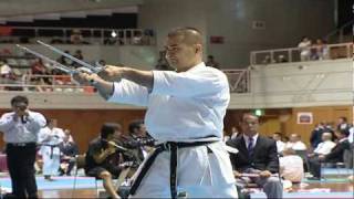 Okinawa WT 2009 Kobudo kata sai [upl. by Tedd329]