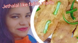 Jethalals favourite breakfast fafda [upl. by Atterahs]