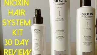 Nioxin Hair System Kit  30 Day Review [upl. by Edie420]