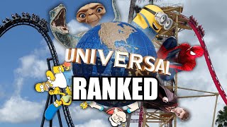 Every Ride at Universal Orlando Resort RANKED [upl. by Ferde]