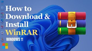 How to Install WinRAR on Windows 11 [upl. by Artim806]