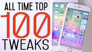 Top 100 iOS 8 Cydia Tweaks Of ALL Time  812 Taig Jailbreak Compatible [upl. by Dunton]