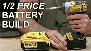 20V Dewalt Battery Rebuild  Upgrade for 12 Price [upl. by Ezalb893]