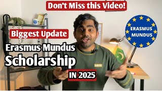 Erasmus Mundus Scholarship 2025  Biggest Update  27 New Masters Courses Added [upl. by Balac]