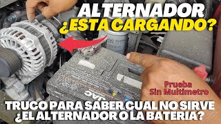 Como saber si el ALTERNADOR esta Cargando mi batería  Tips para Saber si no Sirve el alternador [upl. by Ordway233]