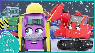 🚧 Windmill Panic 🚜  Digley and Dazey  Kids Construction Truck Cartoons [upl. by Arline]