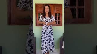 Vestido evasê midi adeniceroupasfeitaspormim moda corteecostura passoapasso [upl. by Nannie98]