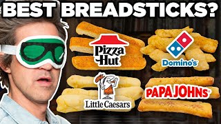 Blind Fast Food Breadsticks Taste Test [upl. by Lyrem]