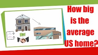 How Big Is The Average US Home Average American Houses [upl. by Notsa]