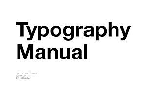 Typography Tutorial  10 rules to help you rule type [upl. by Yelkao]