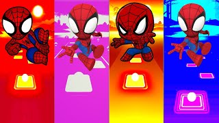 Spidey amp His Amazing friends theme song  Spider Man beyond the spider verse  Spider Man tiles hop [upl. by Kaslik]