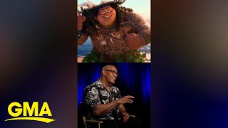 Dwayne Johnson’s daughters love his new song in ‘Moana 2’ [upl. by Allebram]