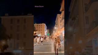 france view of historical streets at night nice europe autumn travel holiday vacation shorts [upl. by Ylrac471]