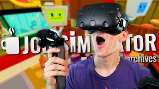 THE FUTURE IS HERE  Job Simulator HTC Vive Virtual Reality [upl. by Etteneg326]