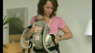 How to Use the Manduca Baby Carrier in Front Carry Position with a newborn or infant [upl. by Seely194]