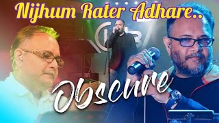 Nijhum Rater Adhare  নিঝুম রাতের আঁধারে  Tipu  KARAOKE [upl. by Leiad]