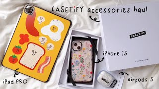 casetify case haul  cute  aesthetic iPad Pro amp iPhone 13 cases  back to school tech accessories ✨ [upl. by Hsevahb332]