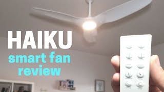 Haiku L Series Smart Fan Review quotAlexa turn on the fanquot [upl. by Iain]