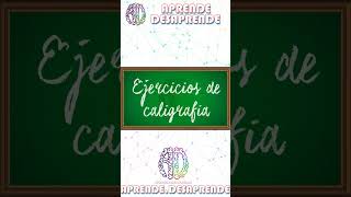 Aprender letra cursiva con ejercicios fáciles y divertidos [upl. by Beaston]