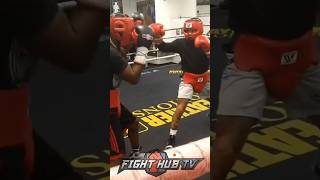 Gervonta Davis shows SLICK footwork in SPARRING with SHARP feints amp traps [upl. by Clio]