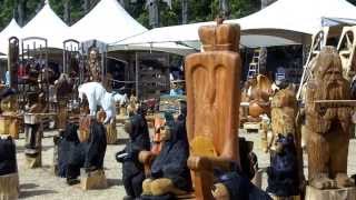 Wood Carving Show  Evergreen State Fair [upl. by Faso711]