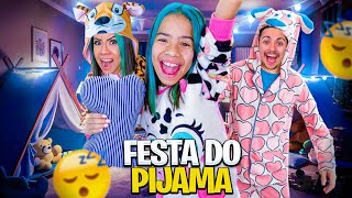 A FESTA DO PIJAMA DA FAMILIA TIBA  TUDO PODE ACONTECER [upl. by Irik]