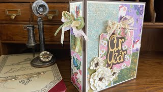 Our YearA Craftology Box Album Tutorial For Country Craft Creations [upl. by Lutim]