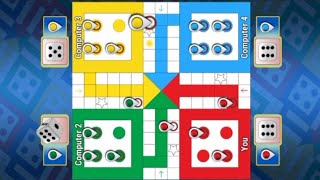 New Ludo Game in 4 player  How to Win in Ludo  Ludo Game Winning Trick  Ludo King Gameplay [upl. by Esinal709]