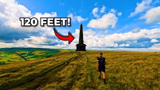 Hiking to a 120 foot tall Monument  Stoodley Pike [upl. by Highams701]