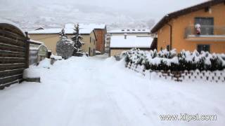 NEIGE SCHNEE SNOW SION SITTEN SWITZERLAND 20 DEC 2011 [upl. by Berk985]