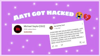 Aati plays got hacked😭💔 All you need to know helpAati roblox [upl. by Aisul434]