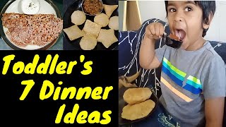 7 Dinner Ideas for Toddlers 2 age  Kids Dinner Ideas in Tamil  Takkunu Oru Dish [upl. by Munmro]